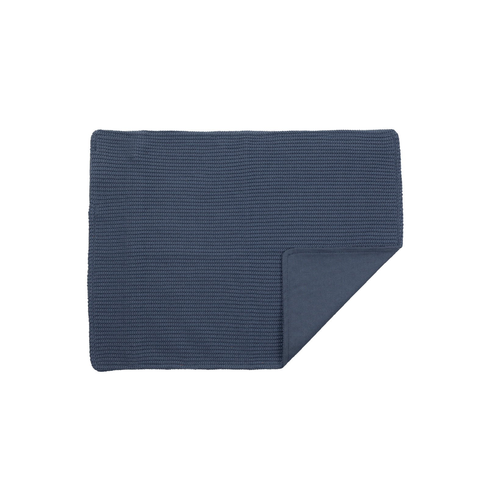 Housse de coussin | 45x60 Tricot Bleu Denim