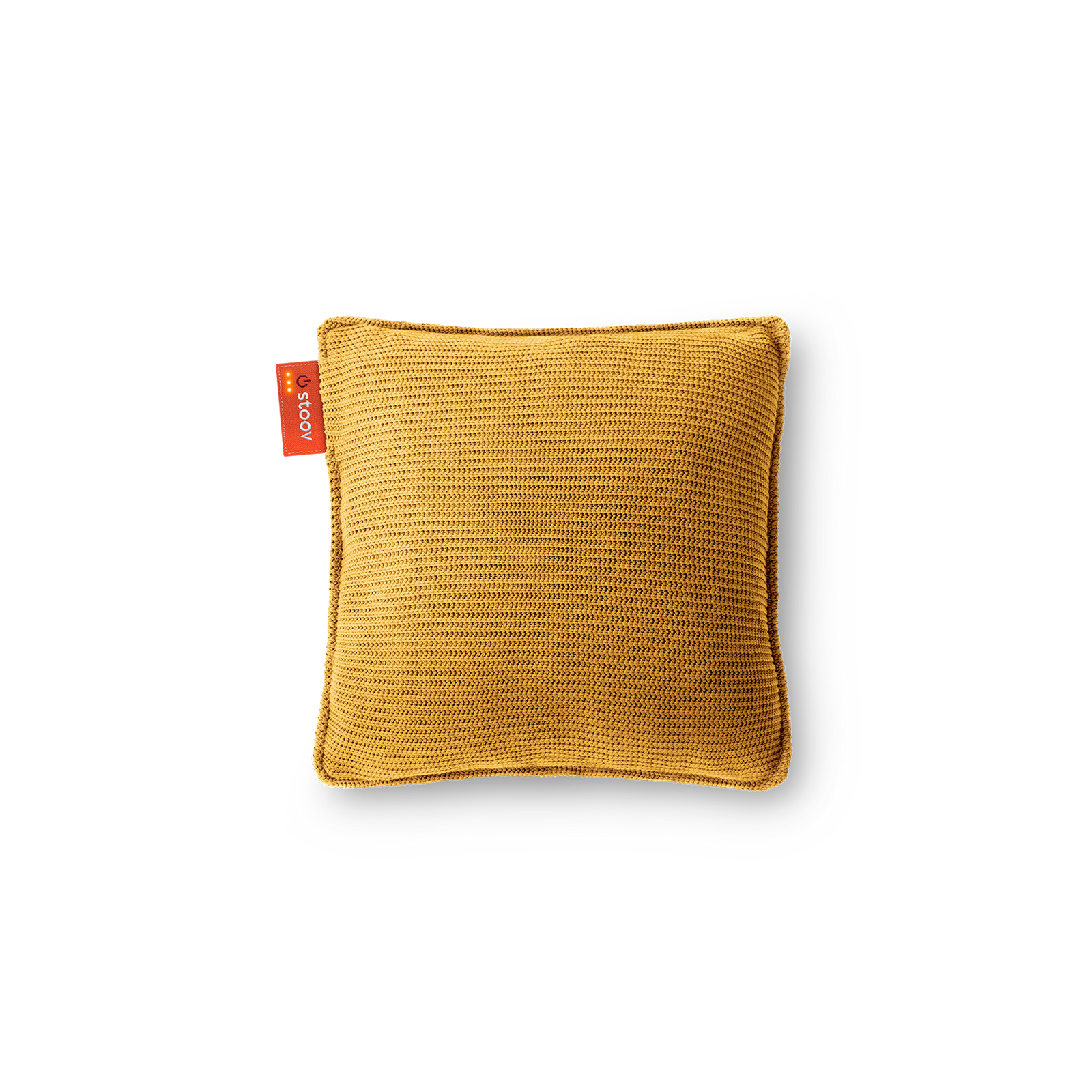 Ploov | 45x45 Tricot Jaune Ocre