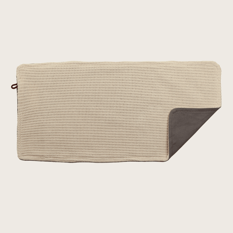 Housse de coussin | 25x60 Tricoté Beige