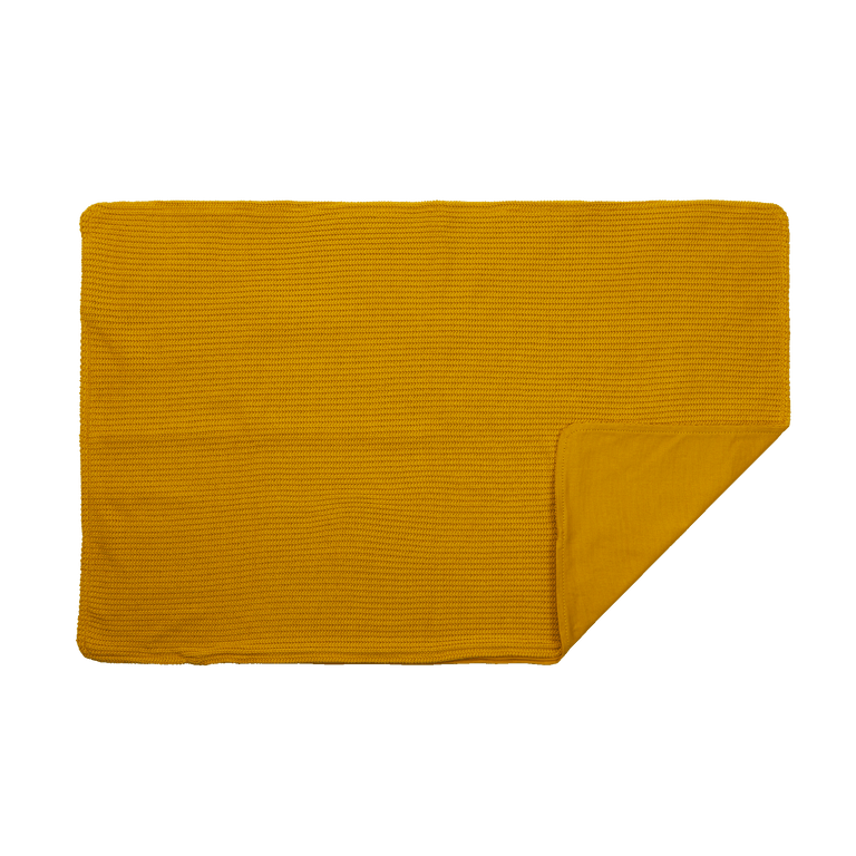 Housse de coussin | 60x90 Tricot Jaune Ocre