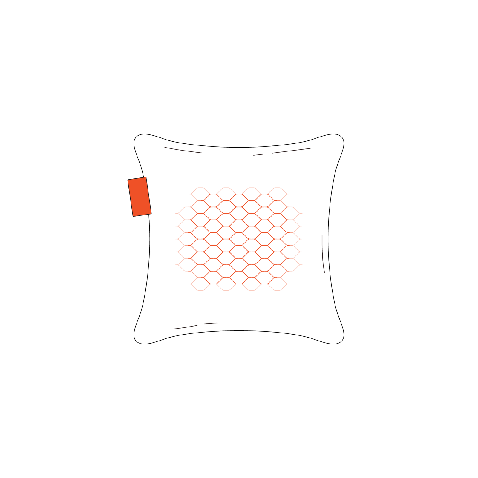 Ploov | 45x45 Extérieur Orange