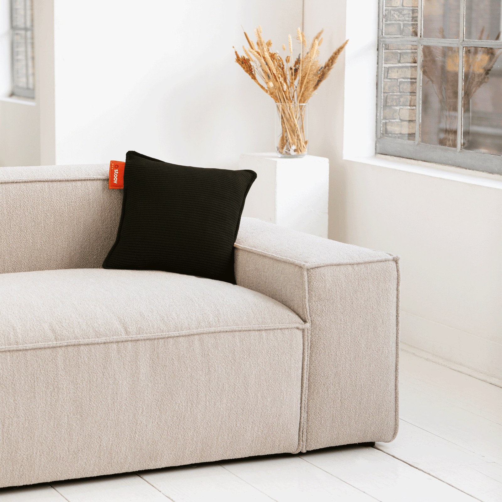 Ploov | 45x45 Tricot Noir