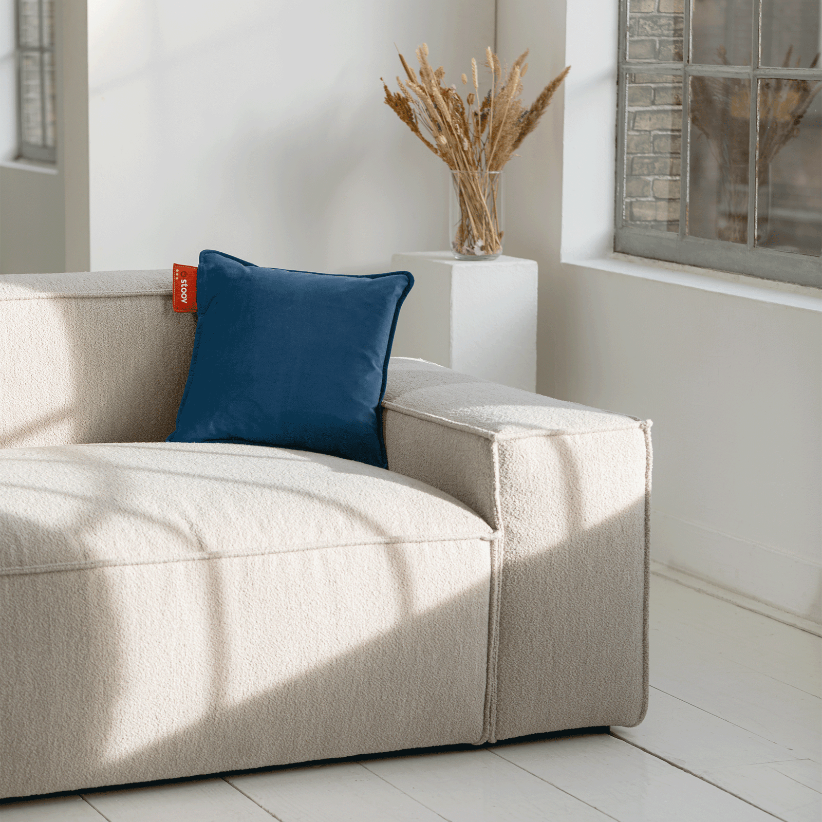 Ploov | 45x45 Velours - Bleu Marine