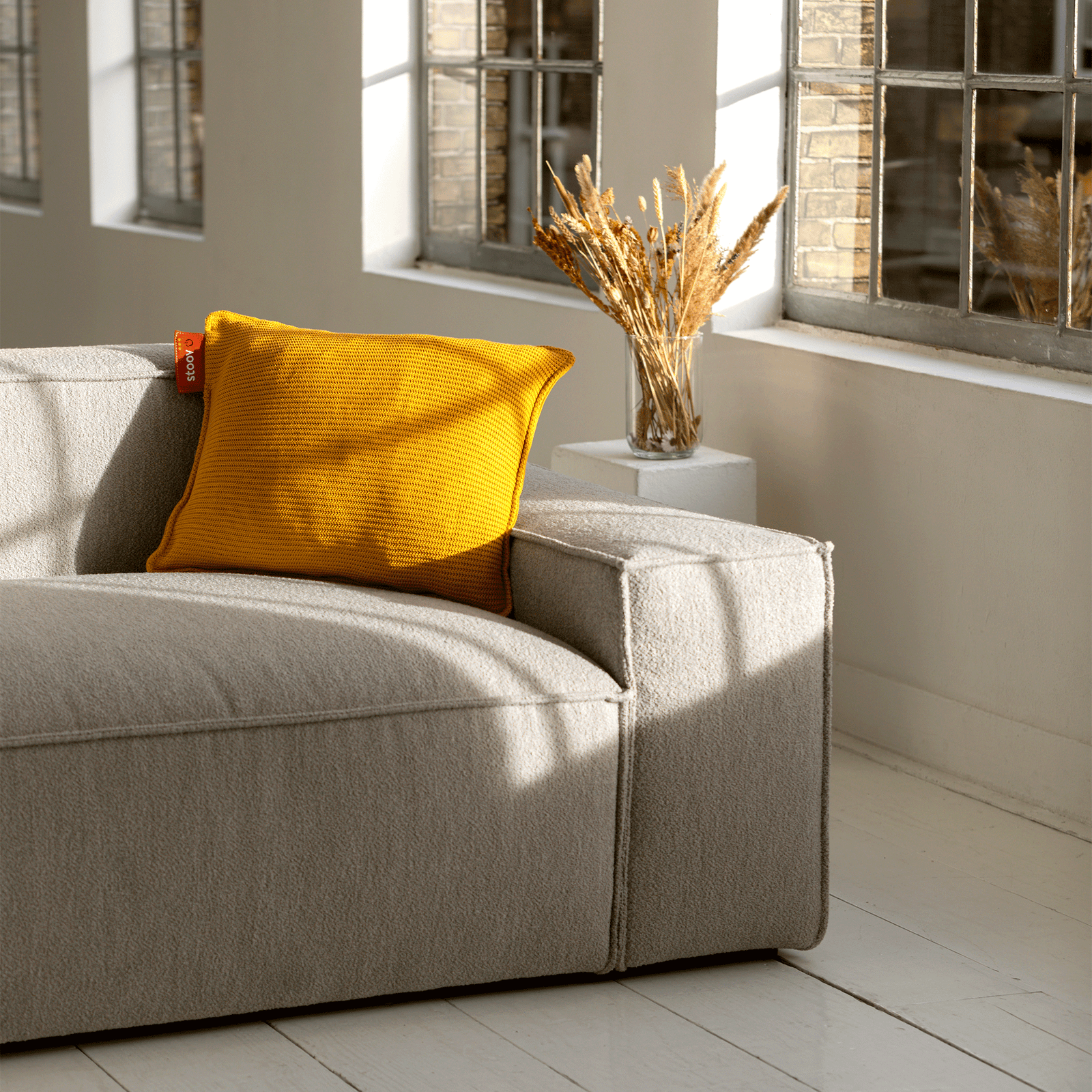 Ploov | 45x60 Tricot Jaune Ocre