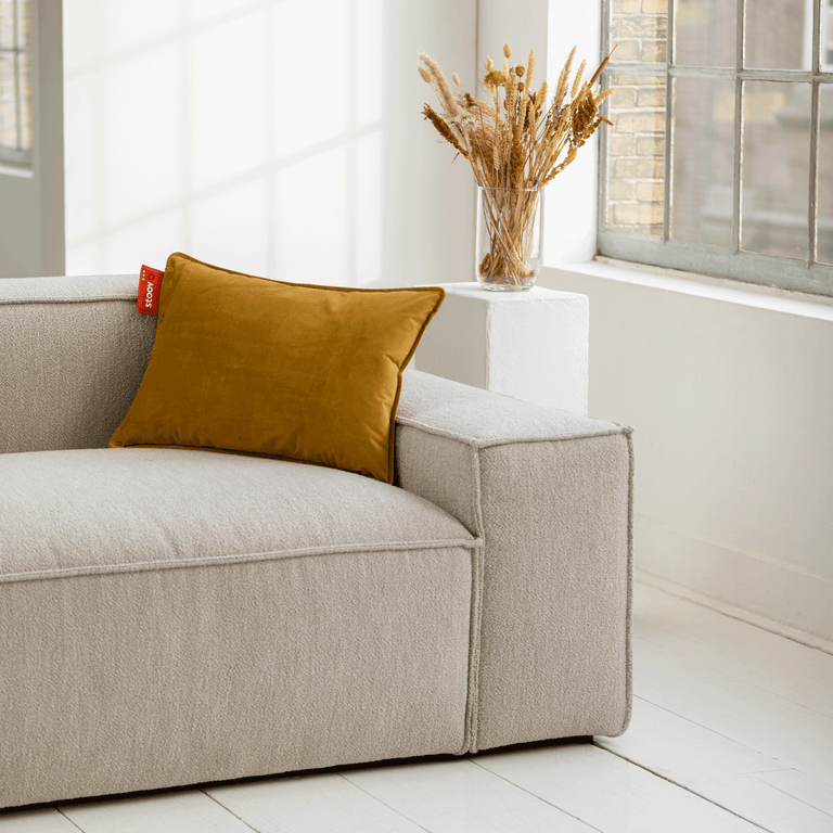 Ploov | 45x60 Velours - Jaune Moutarde
