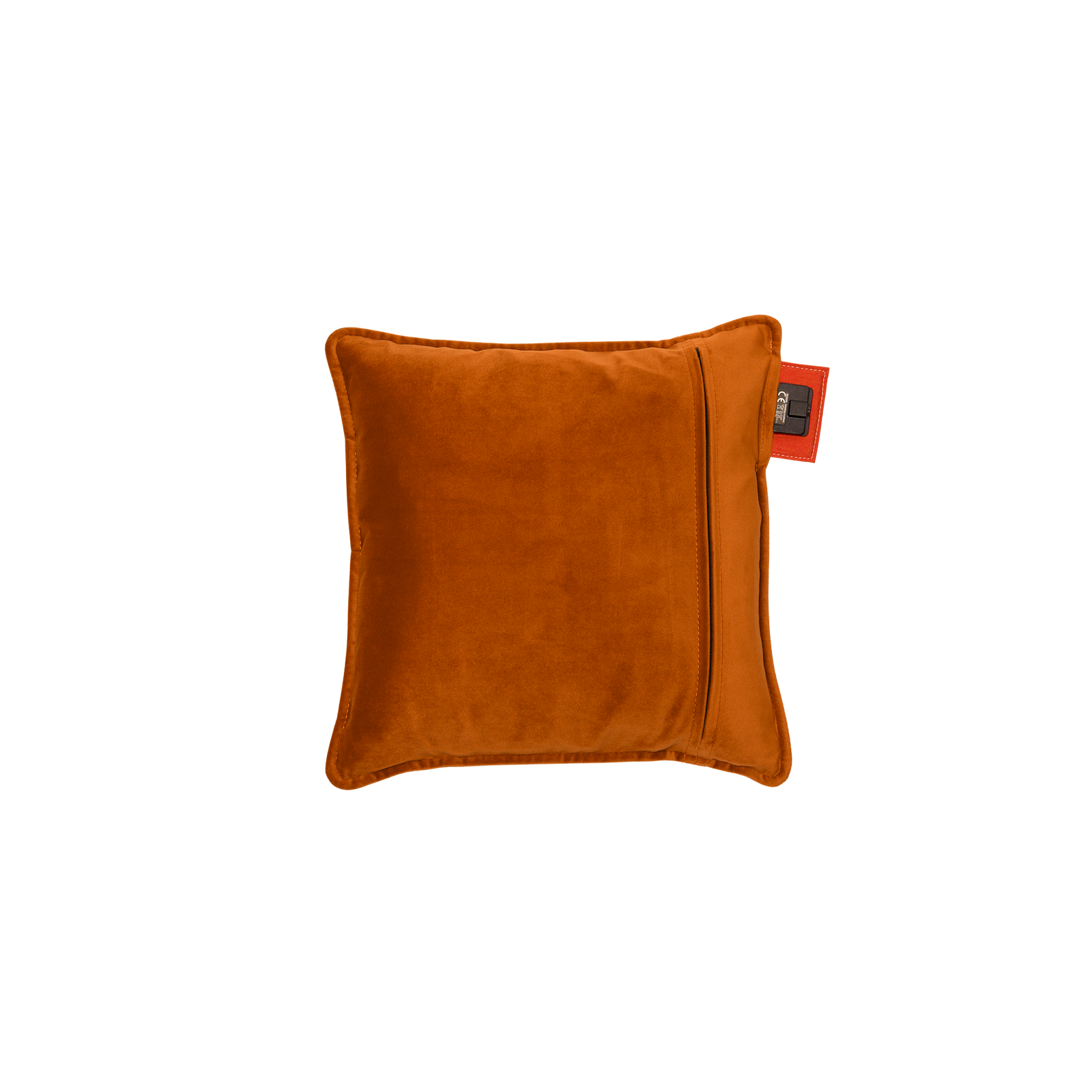 Ploov | 45x45 Velours - Orange Cannelle